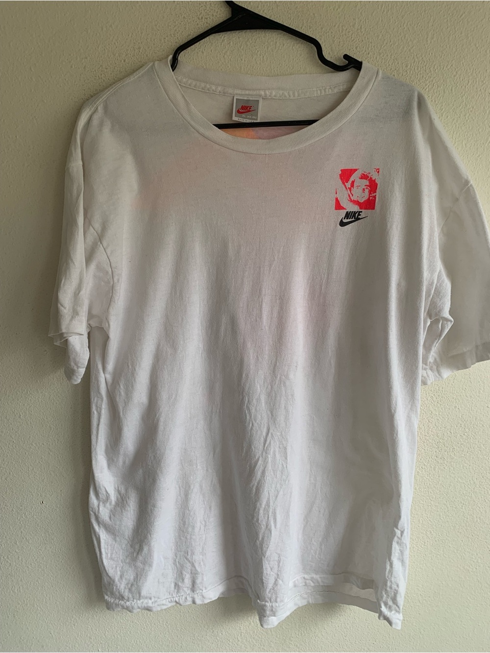 Andre Agassi Nike Vintage Early 90s Single Stitch Tee Tshirt USA L